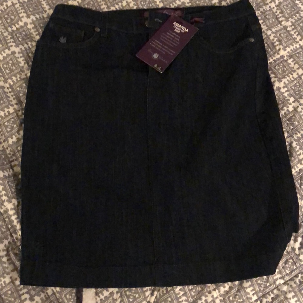 Dark blue skirt